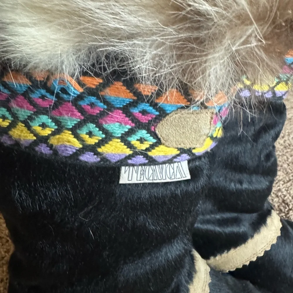 Tecnica Apres ski fur boots with warm lining Size 38 Made in Italy